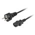 CA-C13C-14CC-0018-BK cable de transmisión Negro 1,8 m C13 acoplador CEE7/7
