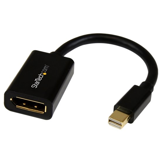 Adaptador Mini DisplayPort a DisplayPort - de Vídeo 4K x 2K - Conversor Mini DP a DP UHD - Convertidor mDP a DP 1.2 - de Ordenad