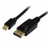 Cable de 2m Mini DisplayPort a DisplayPort 1.2 - Cable Adaptador Mini DisplayPort a DisplayPort 4K x 2K UHD - Cable para Monitor