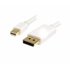 Cable de 0,9m Mini DisplayPort a DisplayPort 1.2 - Cable Adaptador Mini DisplayPort a DisplayPort 4K x 2K UHD - Cable para Monit