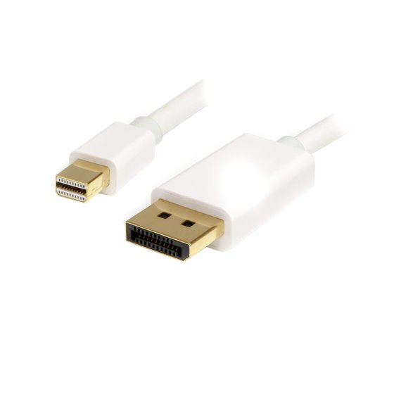 Cable de 0,9m Mini DisplayPort a DisplayPort 1.2 - Cable Adaptador Mini DisplayPort a DisplayPort 4K x 2K UHD - Cable para Monit