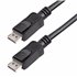 Cable de 1,8m DisplayPort 1.2 - Cable DisplayPort 4K x 2K Ultra HD Certificado por VESA - Cable DP a DP para Monitor - con Conec
