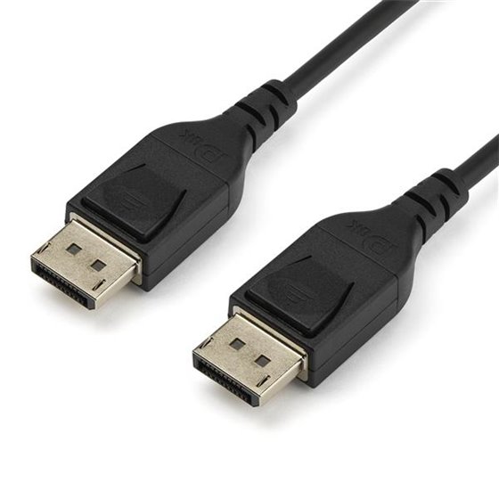 Cable DisplayPort 1.4 de 2m - Certificado VESA - 8K 60Hz - HBR3 - HDR - Super HD - Cable Delgado de Monitor DP a Conector DP - U
