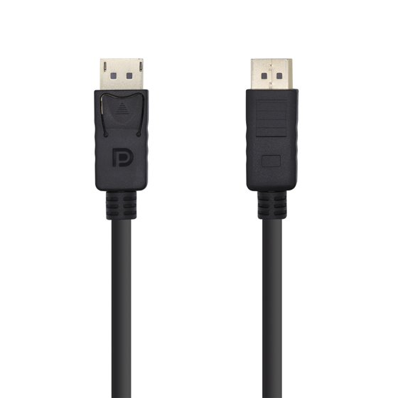 Cable Displayport V1.2 4K@60HZ, DP/M-DP/M, Negro, 10m