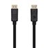 Cable DisplayPort V1.2 4K@60Hz, DP/M-DP/M, Negro, 1.0m