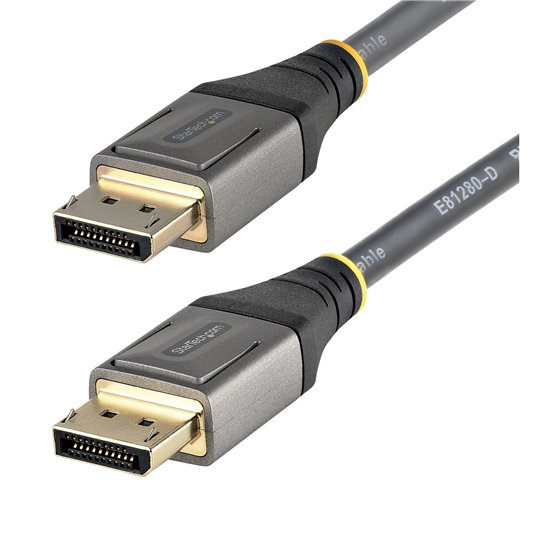 Cable de 4m DisplayPort 1.4 Certificado VESA - 8K de 60Hz HDR10 - Vídeo Ultra HD 4K de 120Hz - Cable DP 1.4 - para Monitores o P