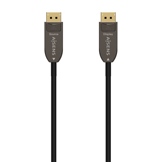 Cable DISPLAYPORT AOC V1.4 8K@60Hz 4K@120Hz 4:4:4 32.4Gbps, DP/M-DP/M, Negro, 15M