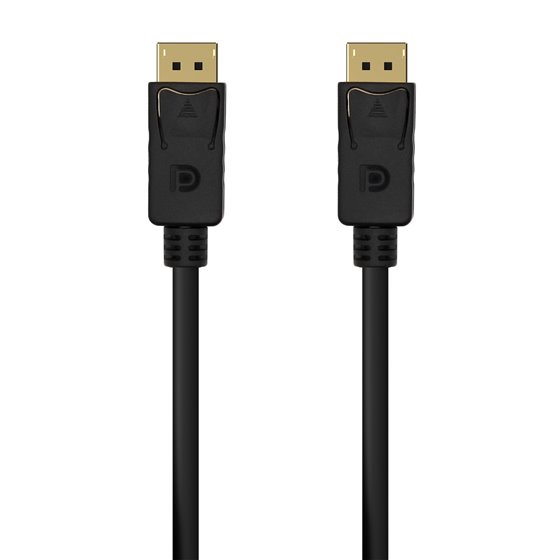 Cable DISPLAYPORT V1.2 4K@60Hz, DP/M-DP/M, Negro, 0.5M