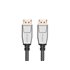 CA-DPDP-20CU-0018-BK cable DisplayPort 1,8 m Negro, Plata