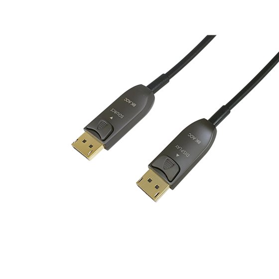119445 Cable óptico activo DisplayPort 1.4, 50 m, 8K/60 Hz