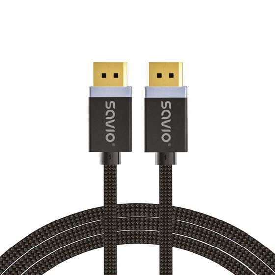 DisplayPort cable 2 m Black CL-166 Negro