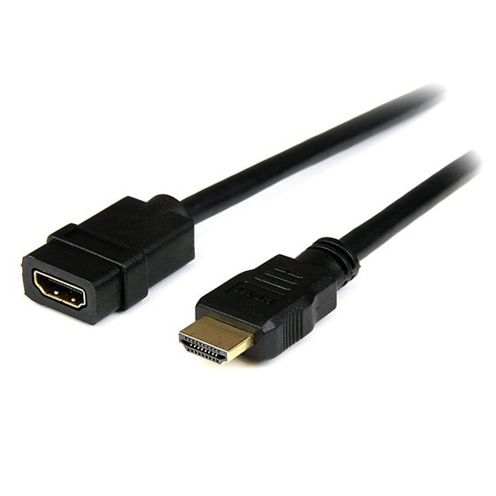 Cable de 2m Extensor HDMI - Cable HDMI Macho a Hembra - Cable Alargador HDMI 4K - Cable HDMI con Ethernet UHD 4K 30Hz Macho a He