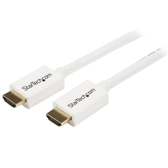 Cable de 7m HDMI con Ethernet CL3 - Cable HDMI Ultra HD para Instalaciones en Muro - Cable HDMI de Alta Velocidad UHD 4K 30Hz 10