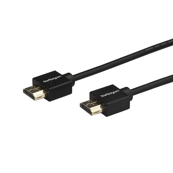Cable HDMI 2.0 Delgado de Alta Velocidad con Ethernet 4K 60Hz de 2m - HDR10 - Conectores con Agarre