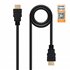 HDMI V2.0, 0.5m cable HDMI 0,5 m HDMI tipo A (Estándar) Negro