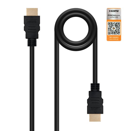 HDMI V2.0, 3m cable HDMI HDMI tipo A (Estándar) Negro