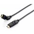 119363 Cable HDMI 2.0 giratorio, 3,0 m, conector giratorio, 4K/60 Hz