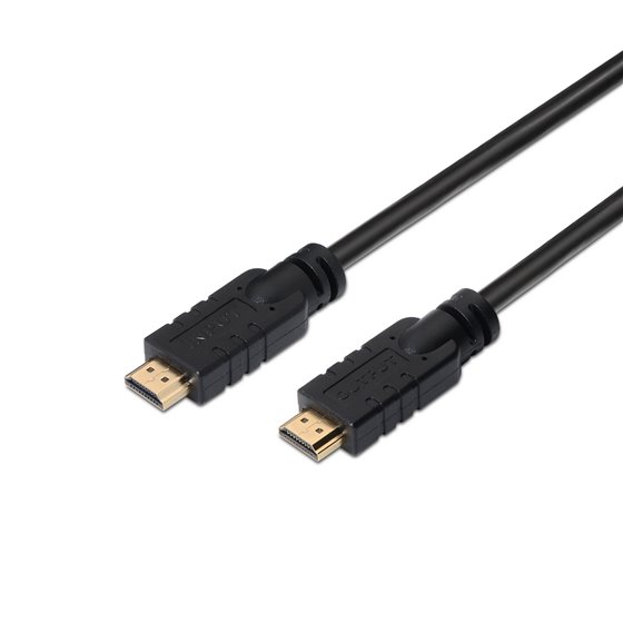 Cable HDMI V2.0 Premium alta velocidad / HEC 4k@60Hz 18Gbps con repetidor, A/M-A/M, Negro, 30 m