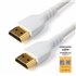 Cable HDMI 2.0 Certificado Premium de Alta Velocidad con Ethernet de 1m - Delgado - UHD 4K 60Hz - con Fibra de Aramida - HDMI 2.