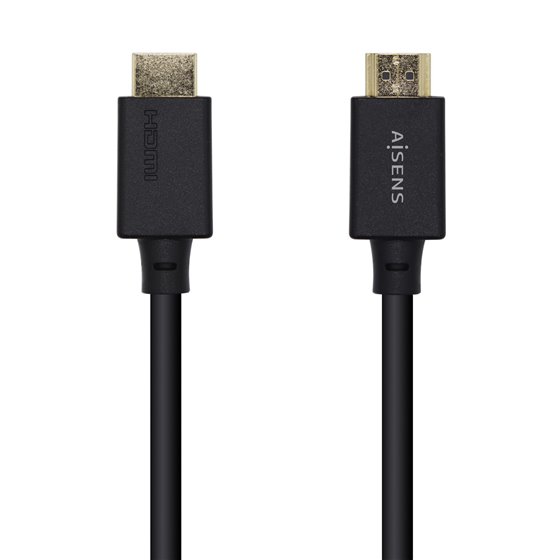 Cable HDMI V2.1 Ultra Alta Velocidad / HEC Certificado 8k@60Hz 48Gbps, A/M-A/M, Negro, 1.5m
