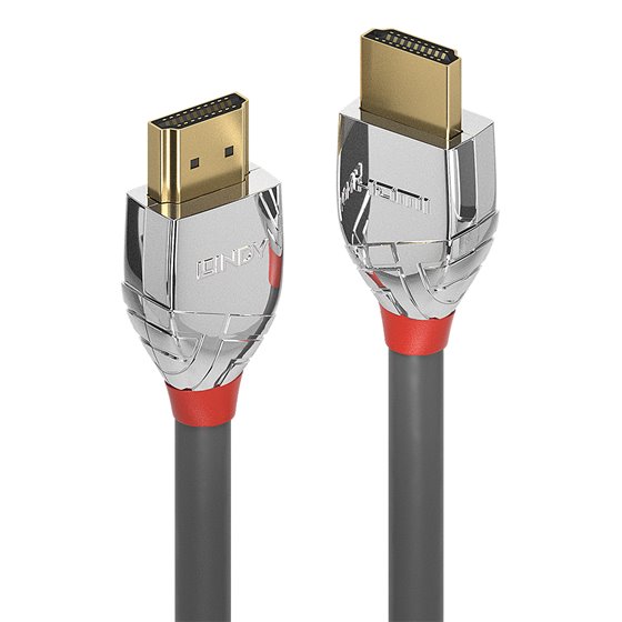 37874 cable HDMI 5 m HDMI tipo A (Estándar) Gris, Plata