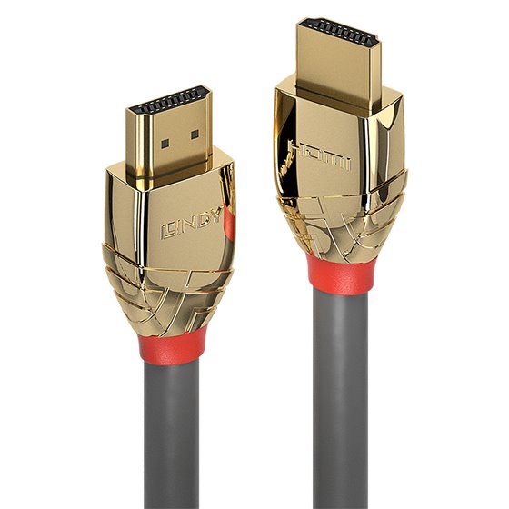 37864 cable HDMI 5 m HDMI tipo A (Estándar) Oro, Gris