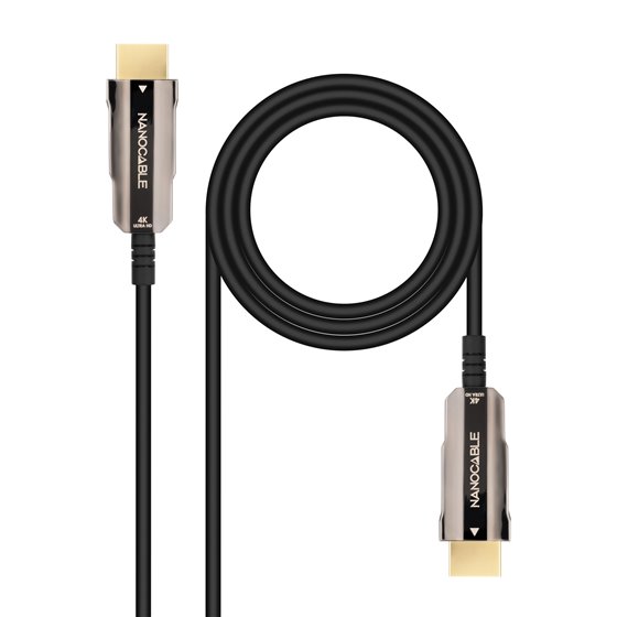 Cable HDMI V2.0 AOC 4K@60Hz 18Gbps A/M-A/M, Negro, 15 m