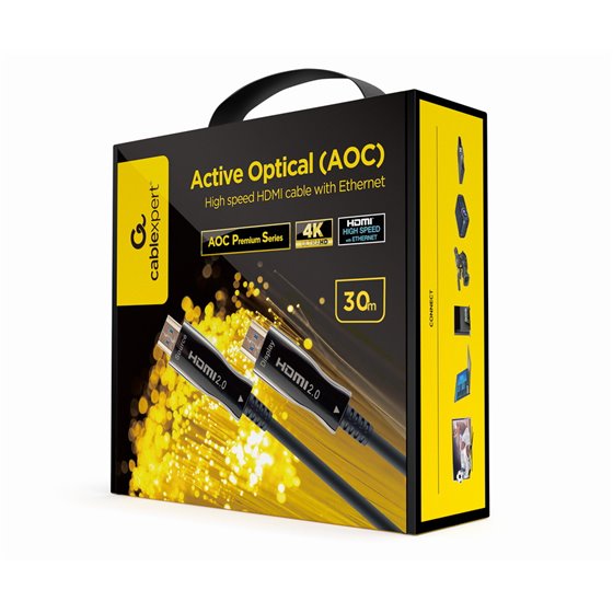 CCBP-HDMI-AOC-30M-02 cable HDMI HDMI tipo A (Estándar) Negro