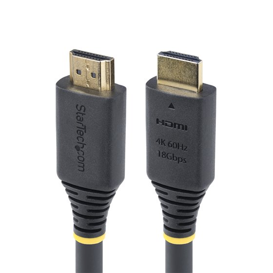 Cable HDMI Certificado Premium de Alta Velocidad de 5m - 4K 60Hz/1440p 144Hz - HDR10/HDCP 2.2/ARC - 18Gbps - UHD - Cable HDMI 2.