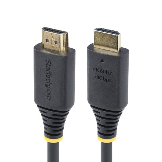 Cable HDMI de Alta Velocidad de 30cm - 4K 60Hz - 144Hz - UHD - HDR10/HDCP 2.2/ARC - 18Gbps - Cable HDMI 2.0 para Monitor o TV - 
