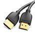 Cable HDMI 2.0 4K Portatil AAIBH/ HDMI Macho - HDMI Macho/ 2m/ Negro