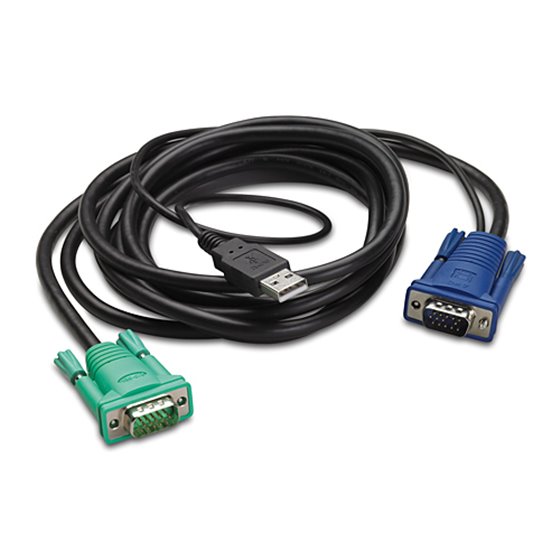 AP5821 cable para video, teclado y ratón (kvm) Negro 1,8 m