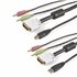 Cable KVM 4 en 1 de 1,8m con DVI USB Audio y Micrófono
