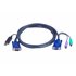 2L5503UP cable para video, teclado y ratón (kvm) Negro 3 m