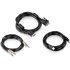 TK-CD15 cable para video, teclado y ratón (kvm) Negro 4,5 m