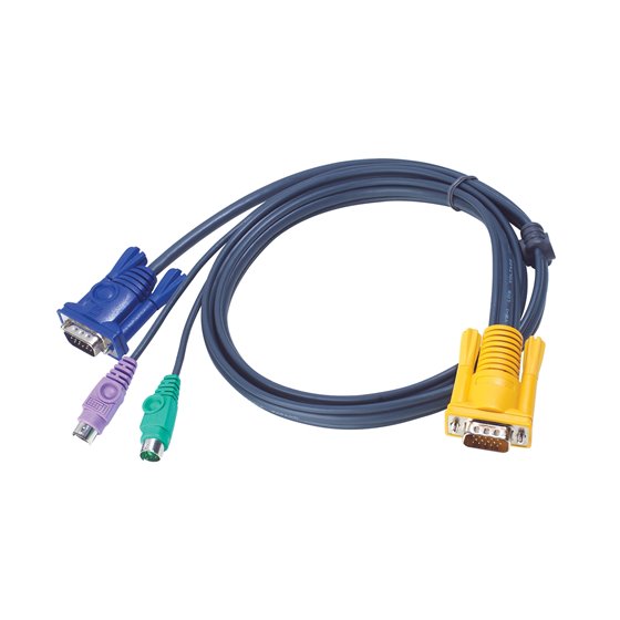 Cable KVM PS/2 con SPHD 3 en 1 de 3 m