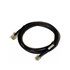 RJ-12/RJ-45 cable paralelo 1,5 m Negro