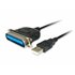 Cable adaptador de USB 2.0 a paralelo, 1,5 m