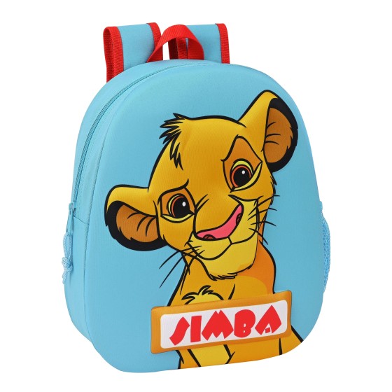 Mochila Escolar EL REY LEON 27 x 32 x 10 cm.