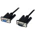 Cable 2m Módem Nulo Null Serie Serial DB9 Hembra a Macho - Negro