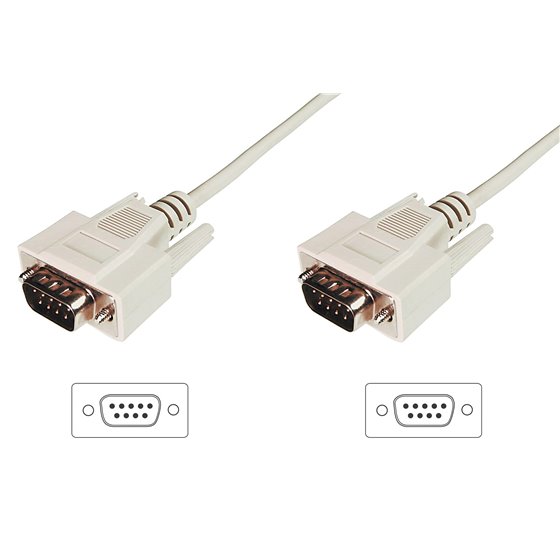 Cable de conexión transferencia de datos, D-Sub9/M - D-Sub9/M