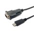 Cable USB-C a serie (DB9), M/M, 1,5 m