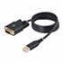 Cable Adaptador USB a Serie de 1m - Serial - Retención COM - FTDI - Adaptador USB-A a DB9 RS232 - con Tornillos DB9 Intercambiab
