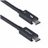 Cable Thunderbolt 5 de 50cm - Cable Thuderbolt Certificado - 80Gbps Hasta 120Gbps - Entrega de Alimentación PD de 240W - 8K 60Hz
