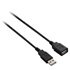 Cable de extensión USB negro con conector USB 2.0 A hembra a USB 2.0 A macho 3m 10ft