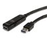 Cable Extensor Alargador USB 3.0 SuperSpeed Activo de 3m - USB A Macho a Hembra - Negro