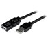 Cable de Extensión Alargador de 20m USB 2.0 Alta Velocidad Activo Amplificado - Macho a Hembra USB A - Negro