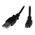 Cable Adaptador 2m USB A Macho a Micro USB B Macho Acodado en Ángulo hacia Abajo para Teléfono Móvil