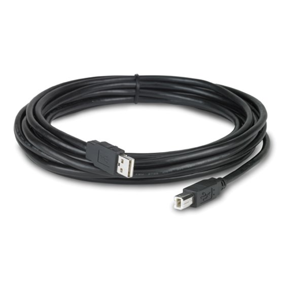 NetBotz USB Latching Cable, LSZH, 5m cable USB 5,00 m USB A USB B Negro