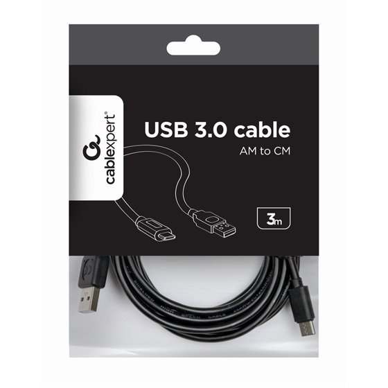 CCP-USB2-AMCM-10 cable USB USB 2.0 3 m USB A USB C Negro